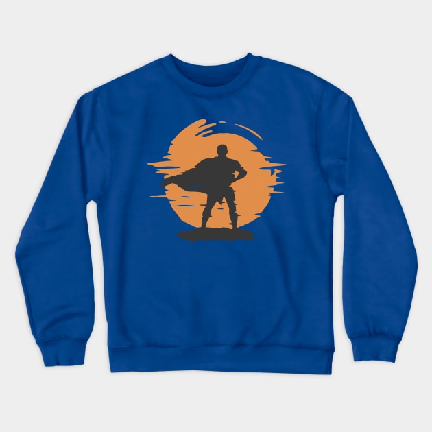 The Last Hero Crewneck Sweatshirt by madmonkey